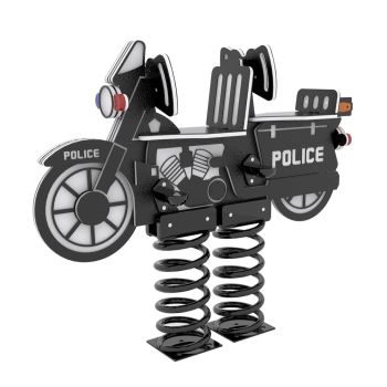 2 Seat Police Motorcycle Spring Bouncer