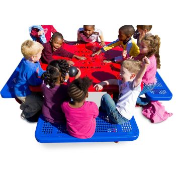 358 Preschool Table with Learning Tabletop