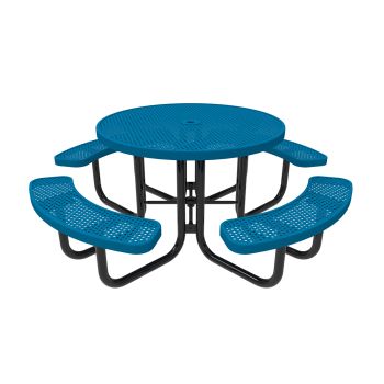 Honeycomb Steel Portable Frame Round Table