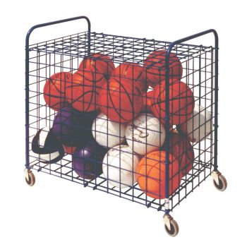 Large Portable Blue Ball Locker - 36" L x 24" W x 36" H