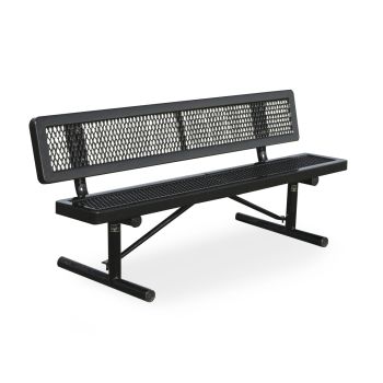 Regal Style Park Bench With Back