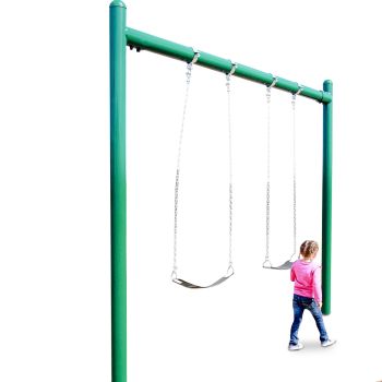 Elite Series 5 inch Single Post Swing 8 Foot