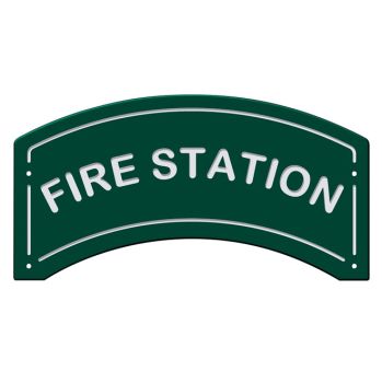 Freestanding Fire Station Panel
