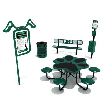 Pawesome Dog Park Amenities Bundle - Neutral