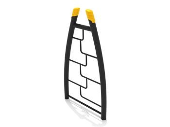 Freestanding Curved Post Maze Rung Vertical Ladder