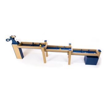 Straight Recirculating Triple Water Trough