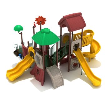 Ivan Iguana Forest Hollow Play System Front View