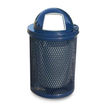 32 Gallon Standard Metal Trash Receptacle