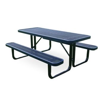 Expanded Metal Portable Frame Picnic Table