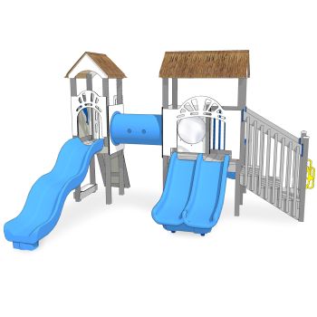 Waikiki Recycled Plastic Play System - Front View