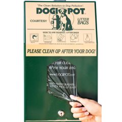 Green Aluminum Header Pak Junior Bag Dispenser