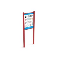 Nonverbal Communication Sign - Front