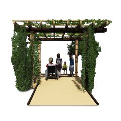 Drama Deck with Trellis