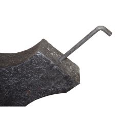 Frog Furnishings In-Ground J-Bolts (set of 4) in Recycled Plastic