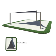 Isosceles Sail Shade 1