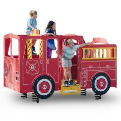Metro Fire Truck Dramatic Play Vehicle Front View