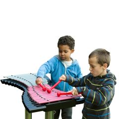 Children Playing the Duo Together