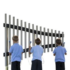 Boys Playing the Percussion Play Pentatonic Symphony