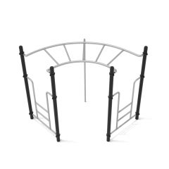 Freestanding Curved Horizontal Climber