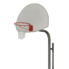 Reinforced Bent Post Backstop