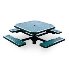 Innovated Octagon Pedestal Table - 4 Seats - In-ground