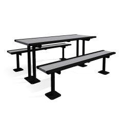 Arches Recycled Plastic Slatted Pedestal Table