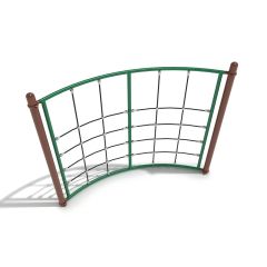 Freestanding Curved Net Climber