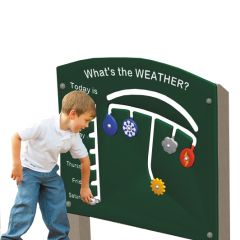Green Freestanding Weather Panel