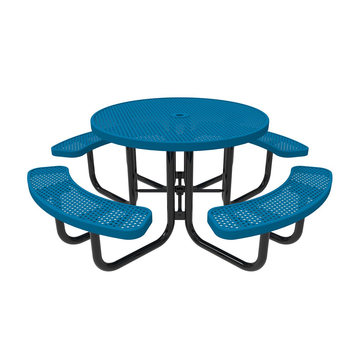 Honeycomb Steel Portable Frame Round Table