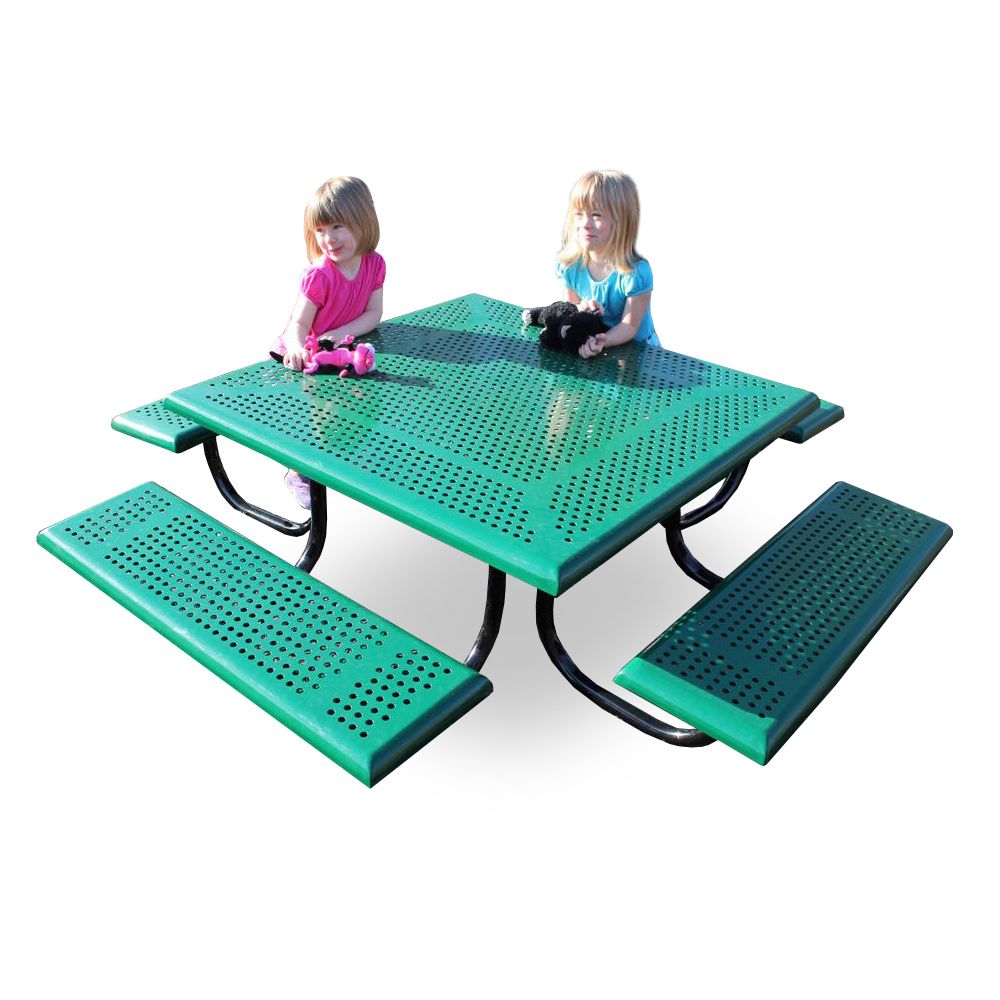 Early Years Square Picnic Table with Kids
