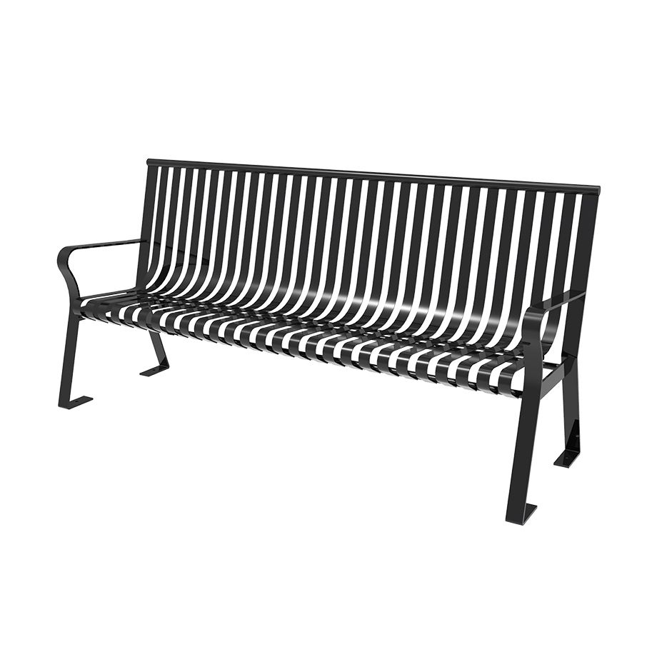 Metro Bench with Back