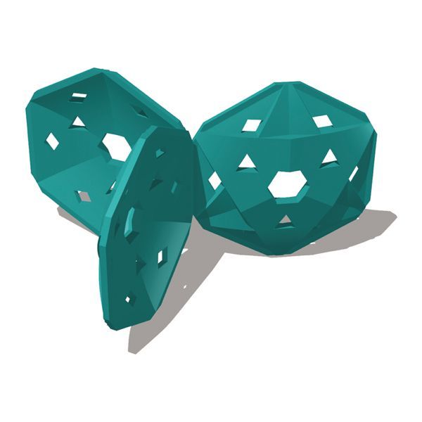 Triple Hexagon Plastic Climber