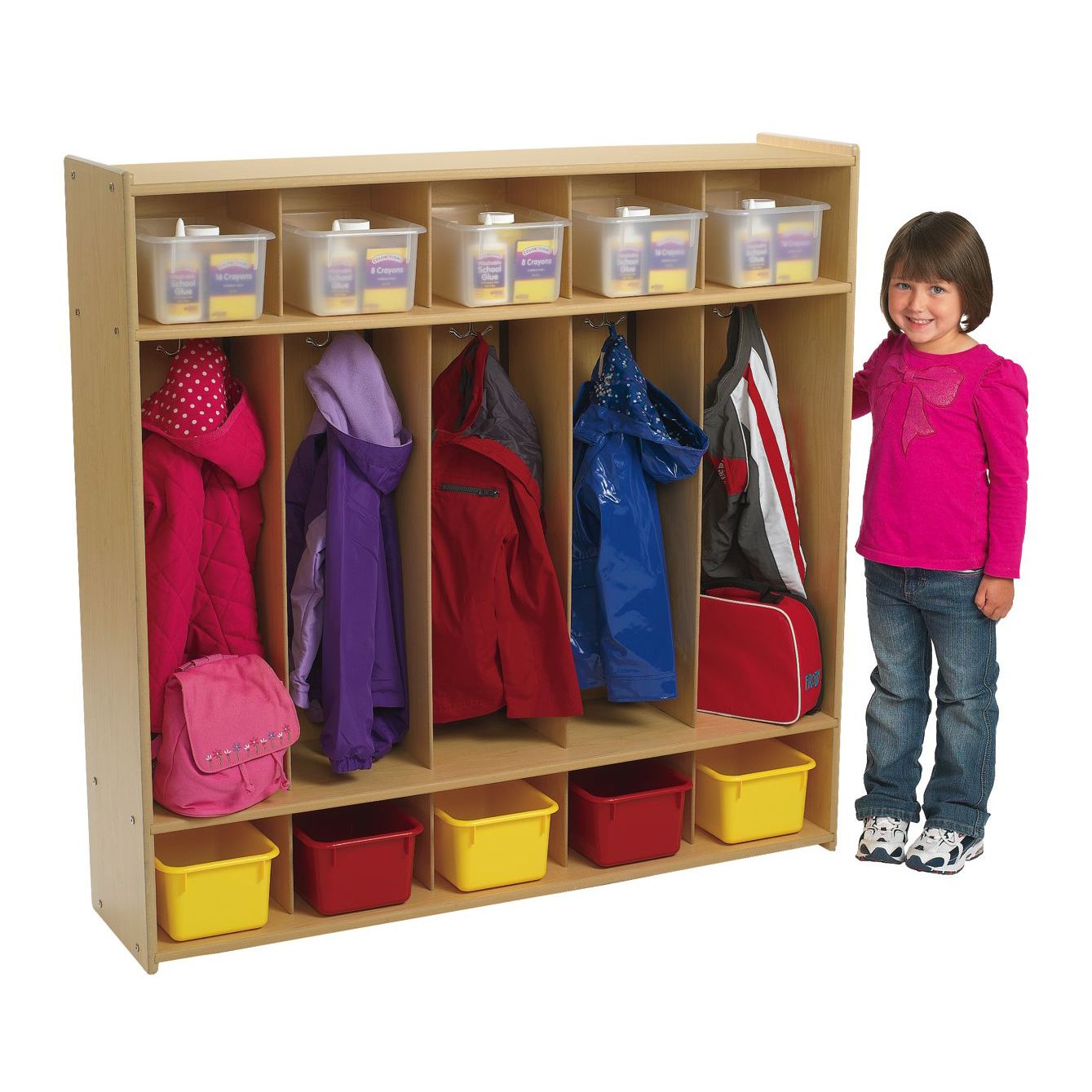 Value Line Preschool-Age 5-Section Locker