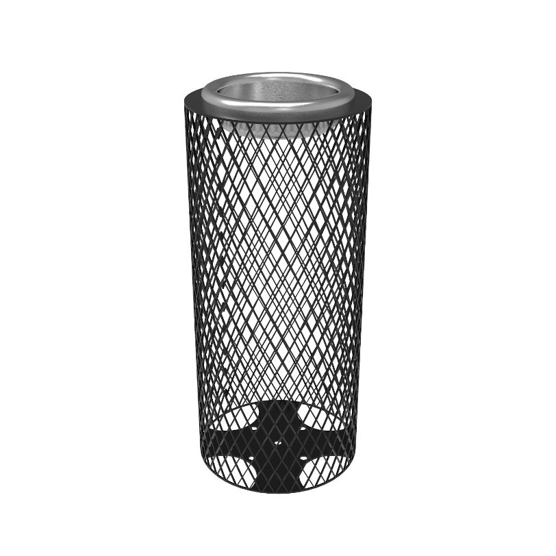 Expanded Metal Ashtray Pylon