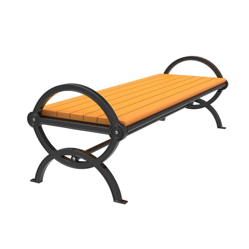 Gateway Recycled Plastic Slatted Bench without Back