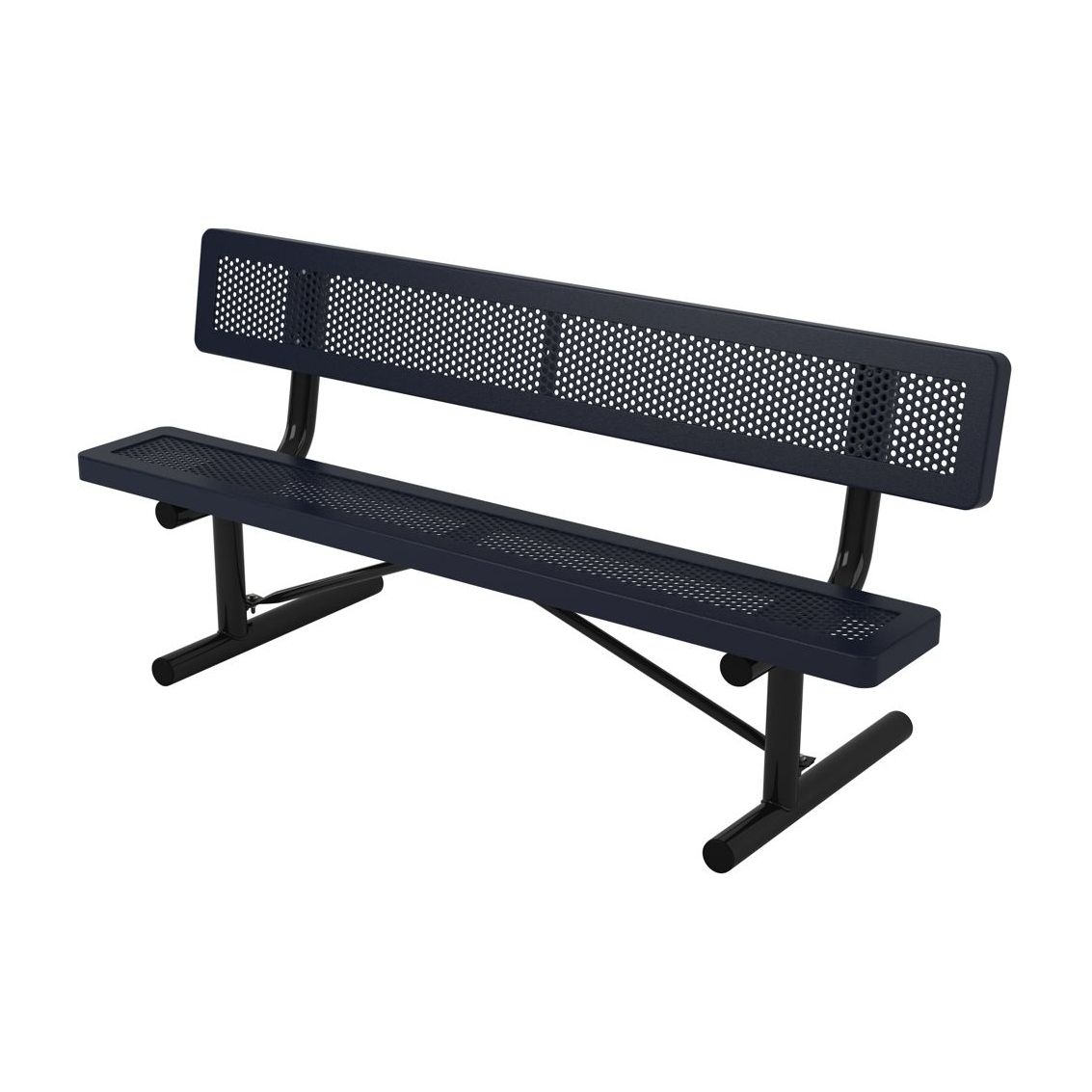 Innovated Style Park Bench With Back-6 feet-Portable