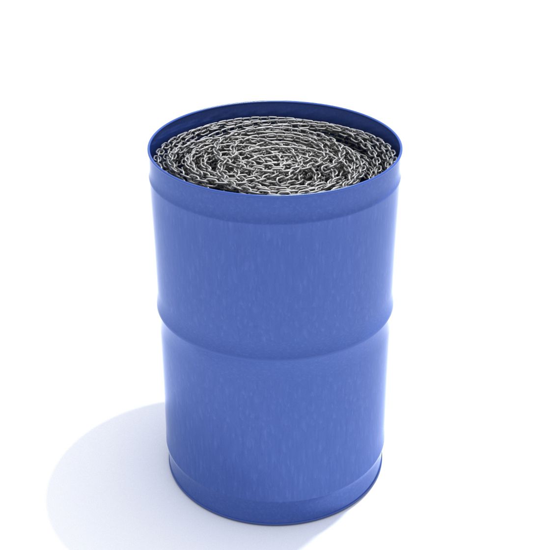 Drum of Steel Swing Chain