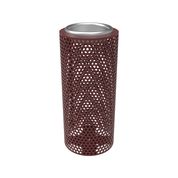 Honeycomb Steel Ashtray Pylon
