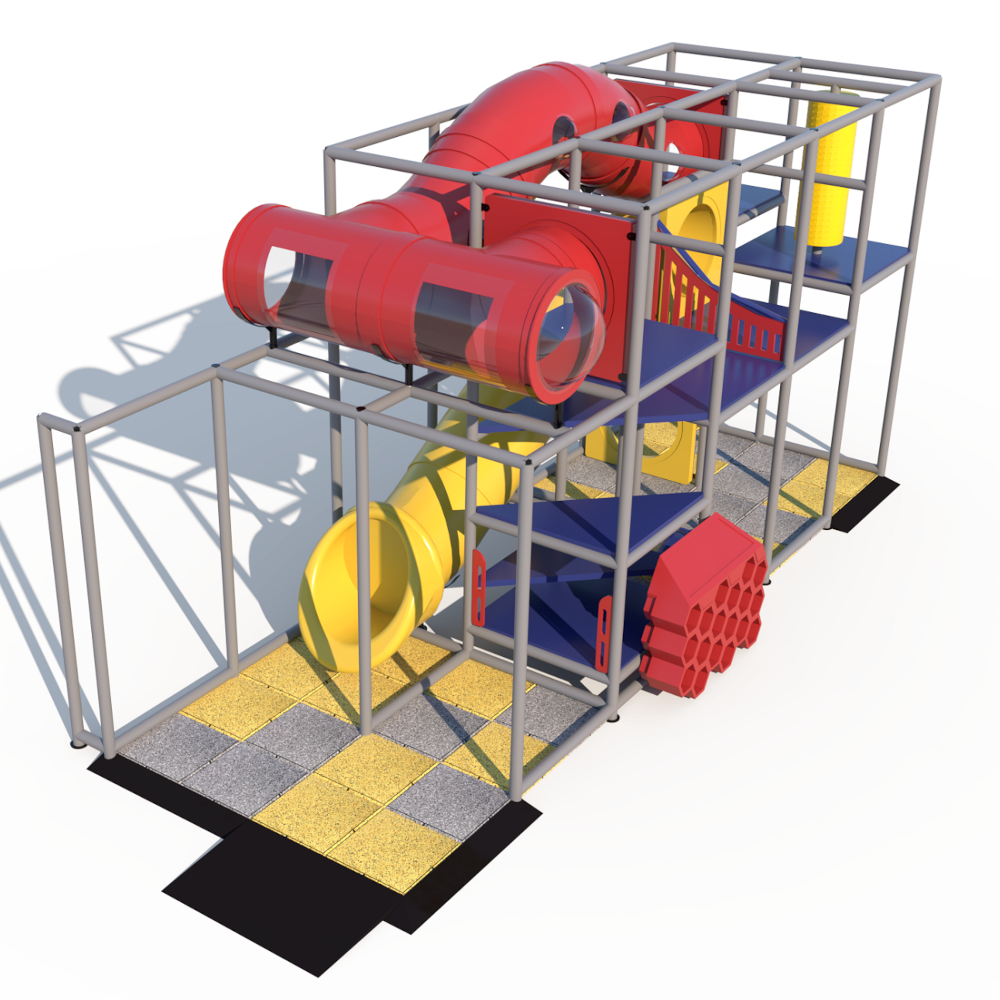Rocket Blast Indoor Playground - Side