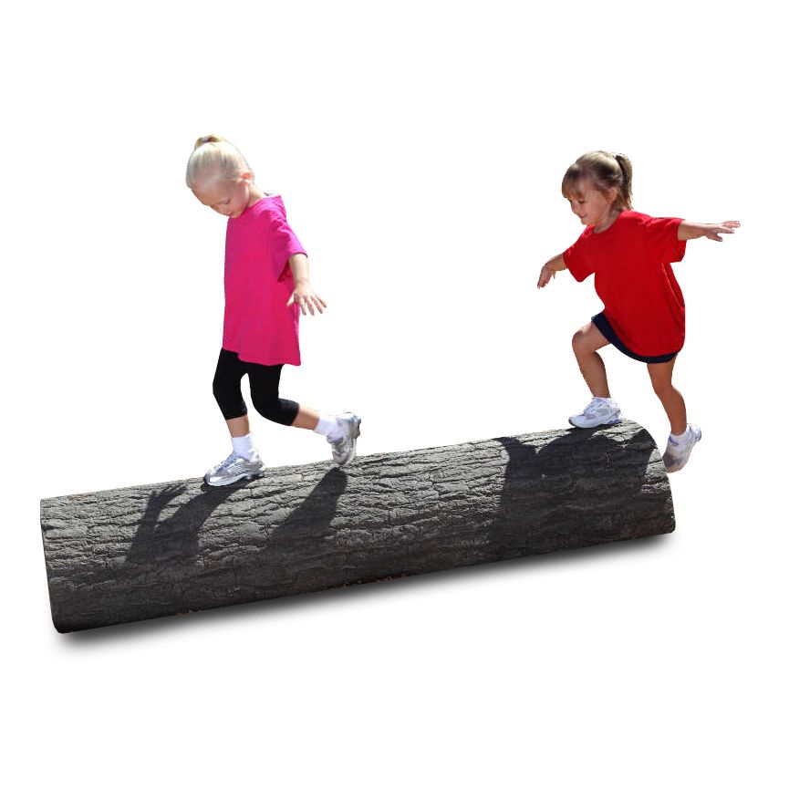 NatureROCKS Half Log Balance Beam (Choose 4 / 6-foot length)