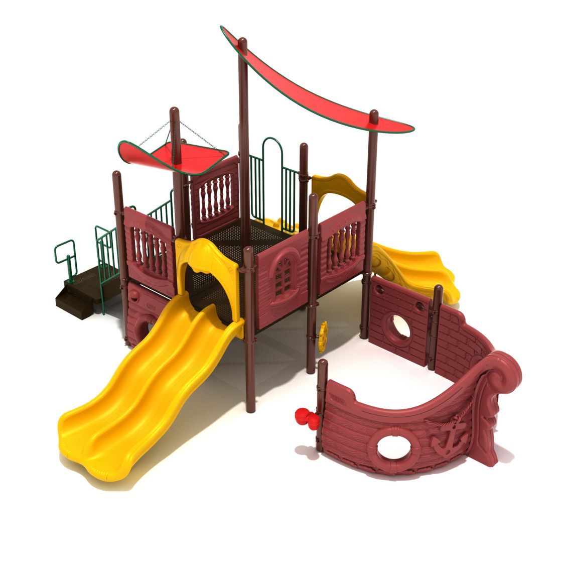 Lightning Sailing Ship Front View