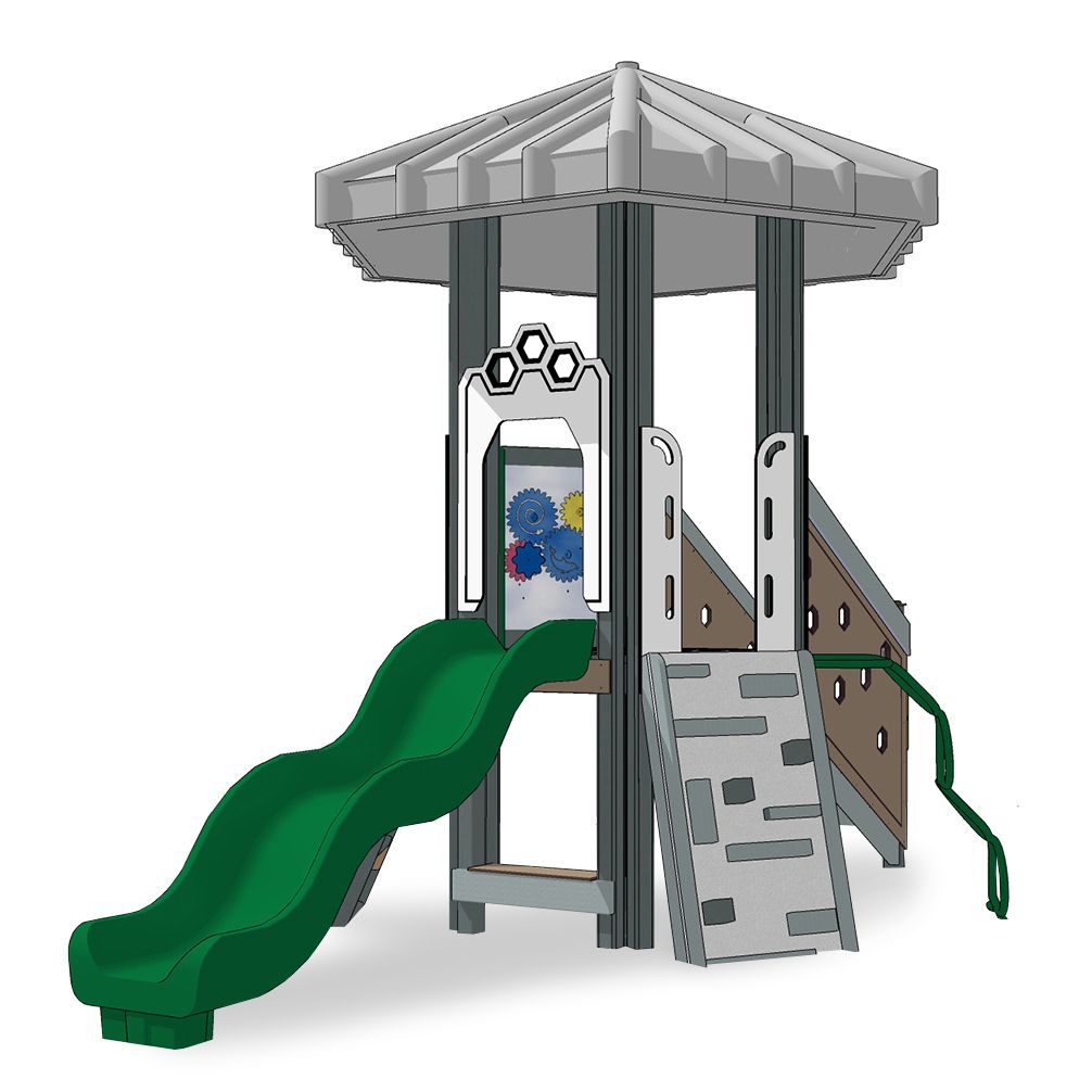 River Otter Recycled Plastic Playsystem - Front View