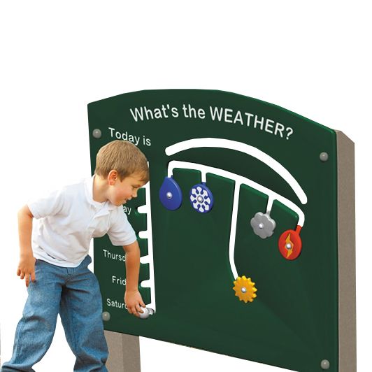 Green Freestanding Weather Panel