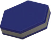 POLYETHYLENE Color - Blue/Iced Coffee 