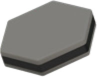 POLYETHYLENE Color - Gray/Black 