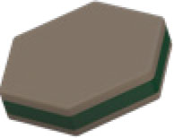 POLYETHYLENE Color - Iced Coffee/Green 