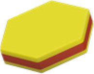 POLYETHYLENE Color - Yellow/Red 