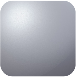 Powder Coat Gloss Color - Silver Metallic